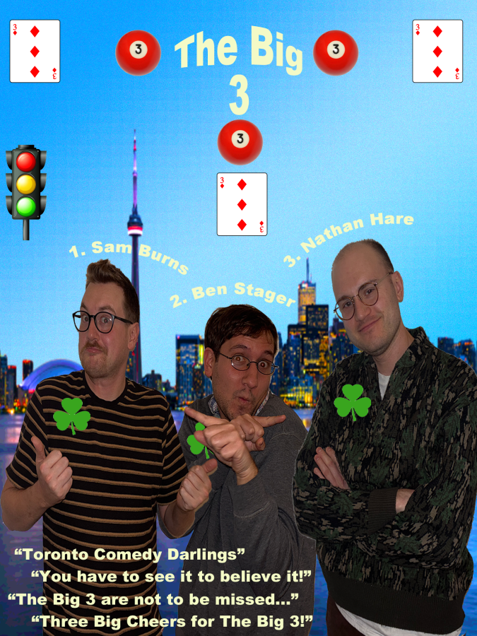 The Big Three: Sam Burns, Nathan Hare, Ben Stager